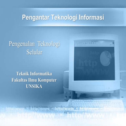 Materi Pengantar Teknologi Informasi Pertemuan Ke-14