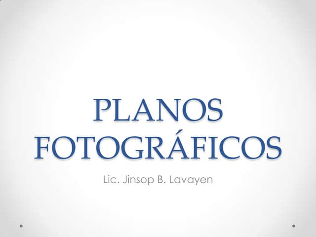 4 planos fotográficos