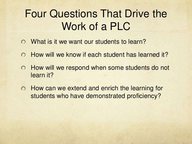 4 plc questions