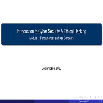 introduction cyber security and CIA Triad