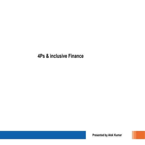 Public Private Producers Partnership & value chain finance 