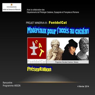 Matériaux pour accéder au catalan