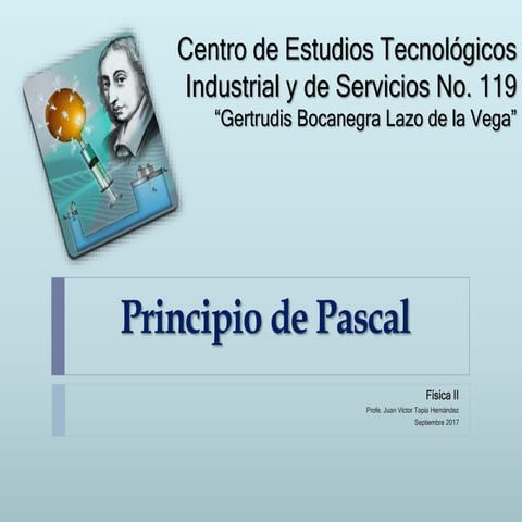 4. Principio de Pascal | PPTX