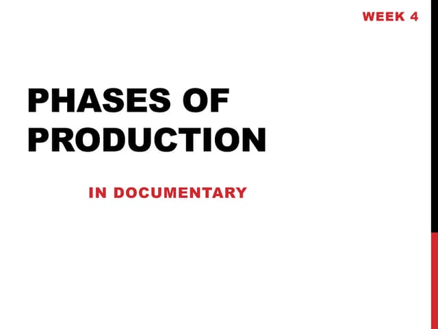 What Are The Four Phases Of Production Lecture 4: Phases of Production | PPT