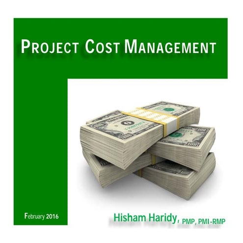 PMP_Project Cost Management