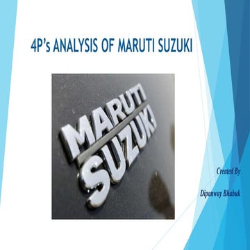 4ps of maruti suzuki