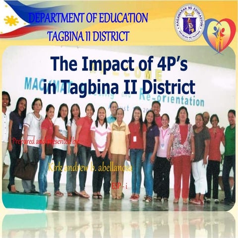 The Impact of 4P's in Tagbina II District