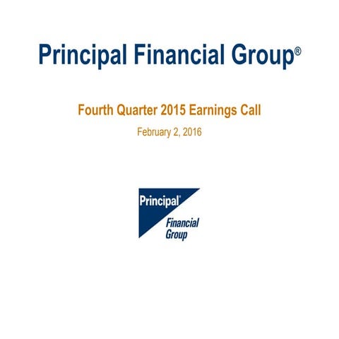 4Q 2015 Earnings Conference Call Presentation