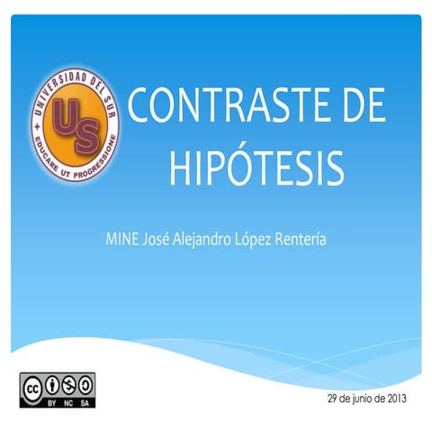 Contraste de Hipótesis