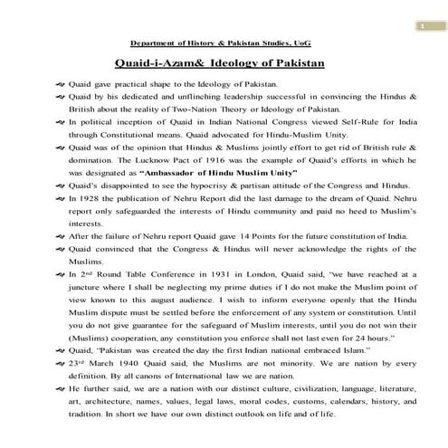 4 quaid i-azam& ideology of pakistan