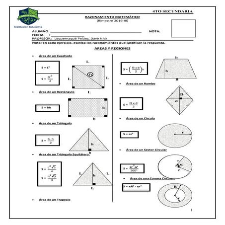 4 razonamiento matematico iiimestre sec 2016 4_to secundaria | PDF