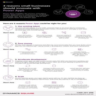 4 Reasons small businesses should innovate with Power Apps