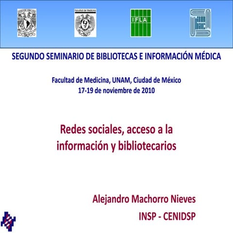 4 redes socialesacceso a la informacion y bibliotecarios amn