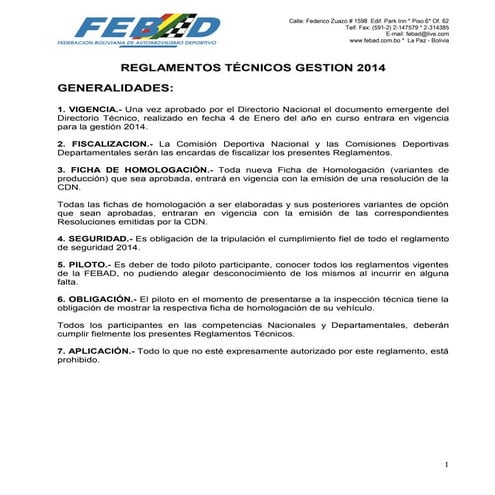 4 reglamento tecnico 2014