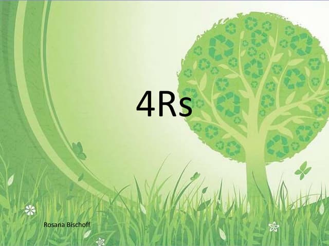 Sustentabilidade e os 4Rs
