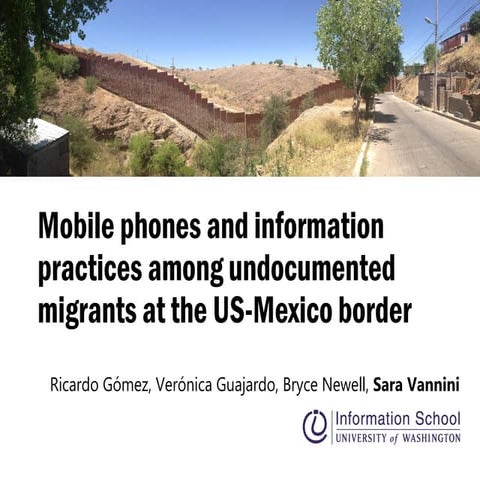 Mobile phones and other information practices among undocumented migrants at ...