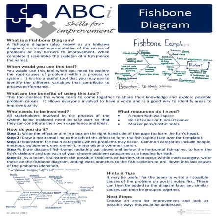 ABCi Skills for Improvement- Fishbone Diagram