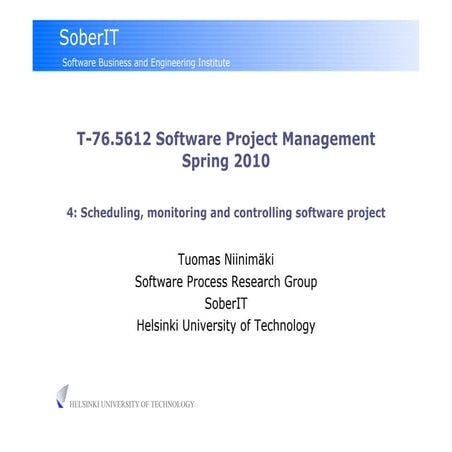 4 Scheduling Monitoring