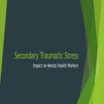 SECONDARY TRAUMATIC STRESS PDF visual data 2