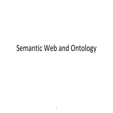 4 semantic web and ontology | PPT | Web Design and HTML | Internet