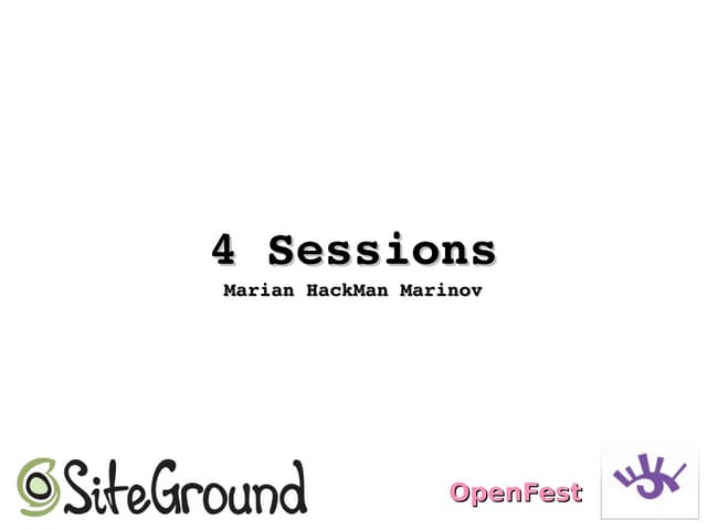 4 Sessions