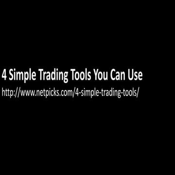 4 simple trading tools | PDF