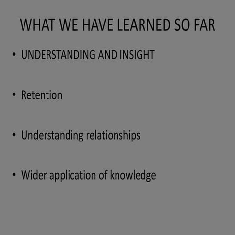 Training and development