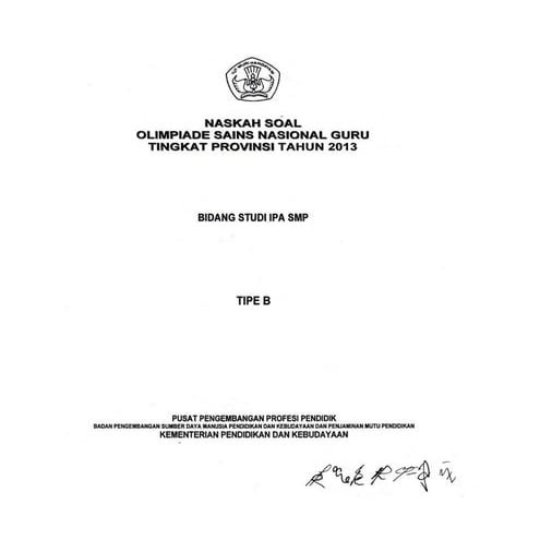 4 soal osn guru ipa fisika smp tk propinsi