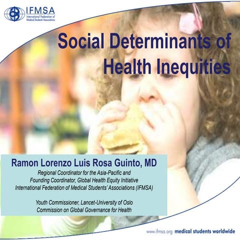 Social Determinants of Health Inequities