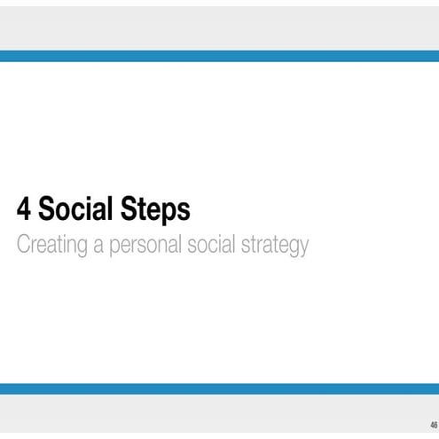 4 Steps to a Personal Social Media Strategy