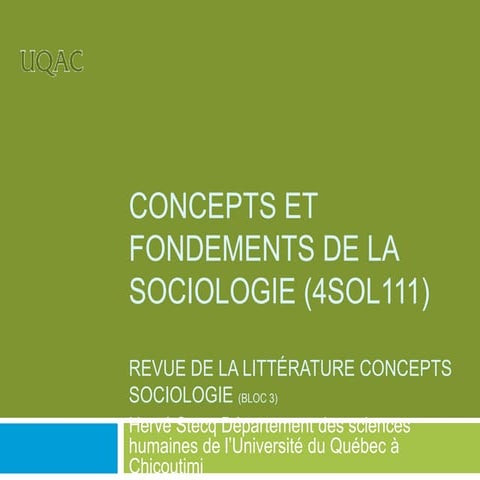 Réaliser une problématique en sciences humaines
