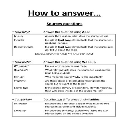 Sourcing rubric | DOCX