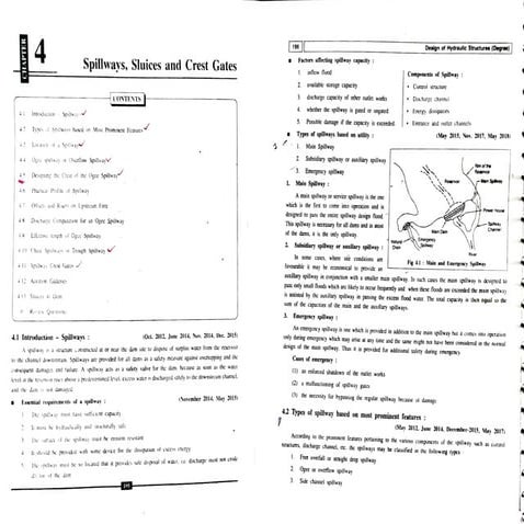 4 Spillway, Sluices and crest gates and how to construct it