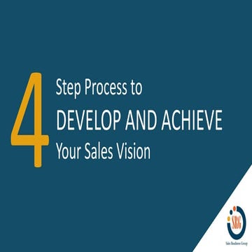 How to Develop and Achieve Your Sales Vision