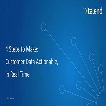 4 Steps to Make Customer Data Actionable 