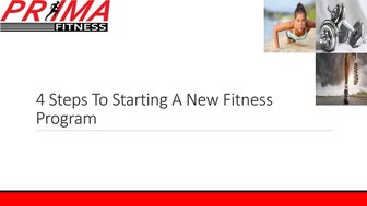 4 steps to starting a new fitness program