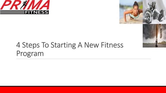 4 steps to starting a new fitness program
