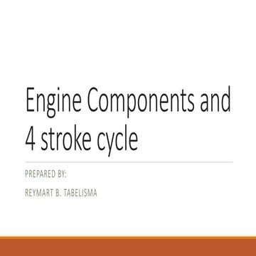 4 stroke cycle engine operations