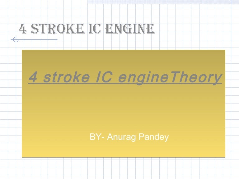 4 stroke ic engine theory