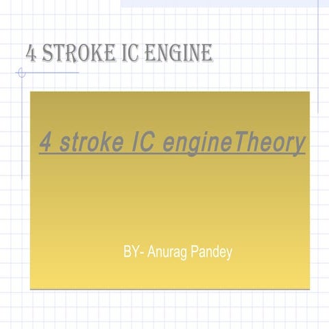 4 stroke ic engine theory