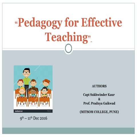 EDUCARNIVAL 2016 at IIT DELHI - Presentation by Capt Sukhwinder Kaur and Prof...