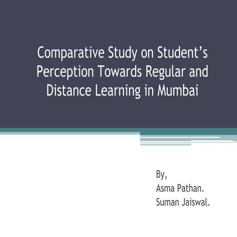 Presentation by Ms Suman Jaiswal and Aasma Pathan, Dept of Commerce, SNDTWU
