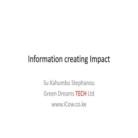 Su Kahumbu - Bio-Landbau in der Praxis: Beispiele aus Kenia