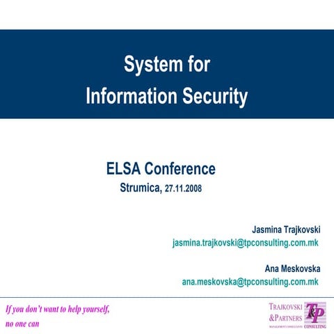 4 System For Information Security