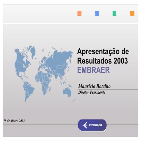 TCC - Cliente: Embraer | PPT
