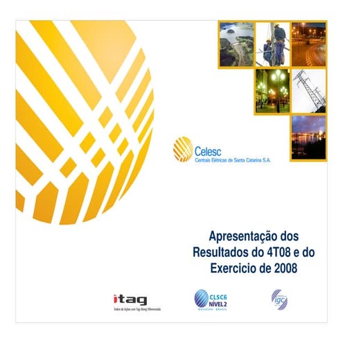 Apresentação dos Resultados do 4T08