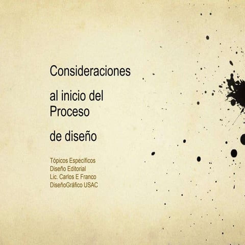 Cuarta clase Topicos Esp Diseño Editorial USAC 2014