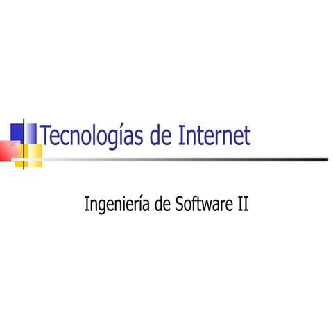 4 tecnologías de internet