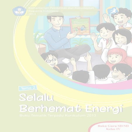 Panduan Mengajar Tematik Kelas 4 SD Tema selalu berhemat energi
