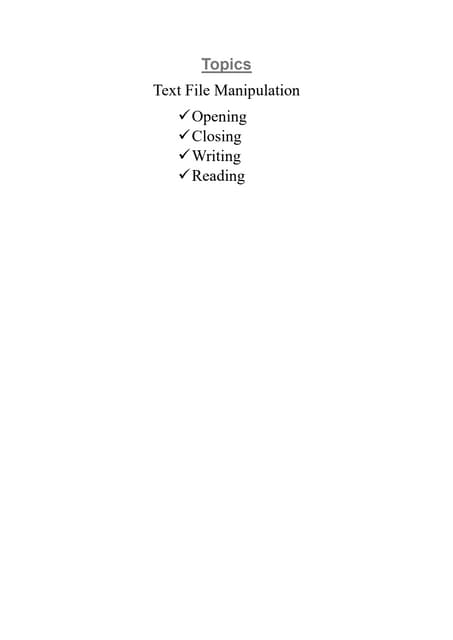 4 text file